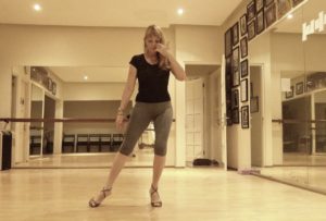 Ladies tango techniques -open position