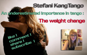 weight change - underestimated importance in tango
