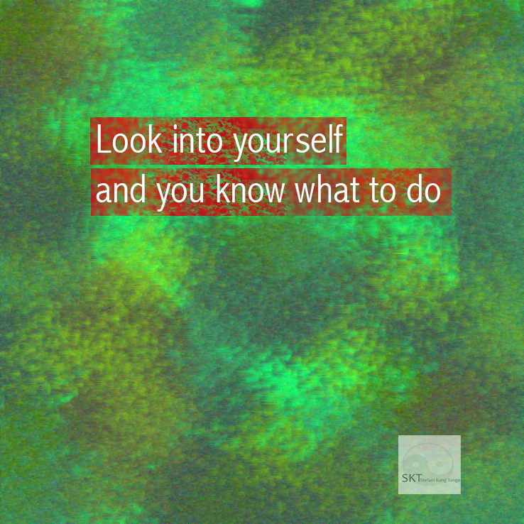 look into yourself