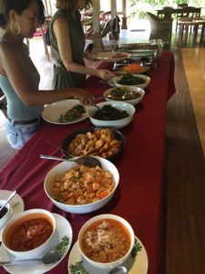 organinc vegetarian lunch